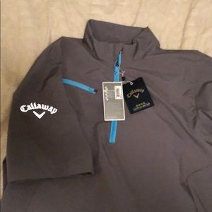 Callaway golf shell new, short sleeve size M